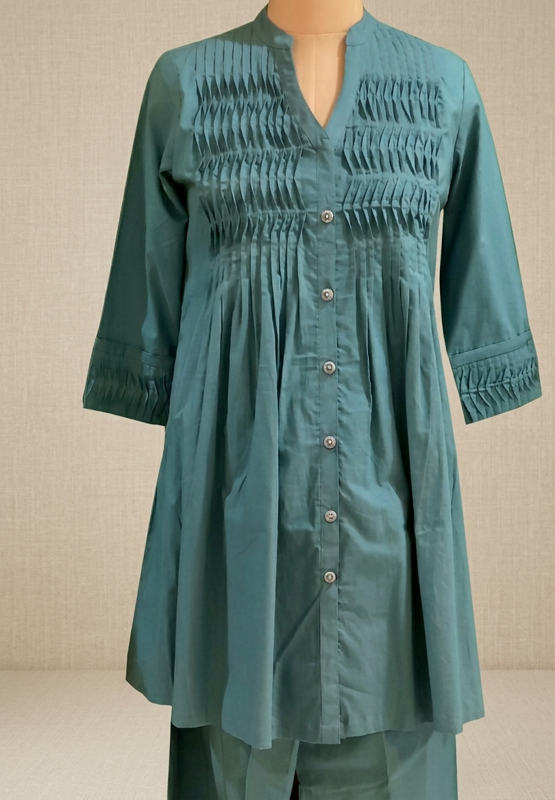 Teal Blue STUTI Co-ord set