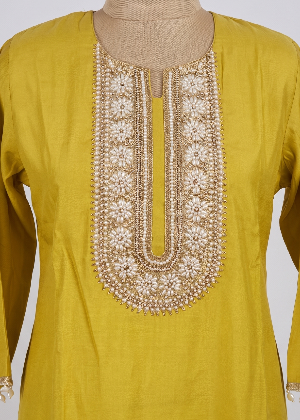 Festive wear Yellow Varshi Farshi Salwar Suit Set with elegant traditional detailing