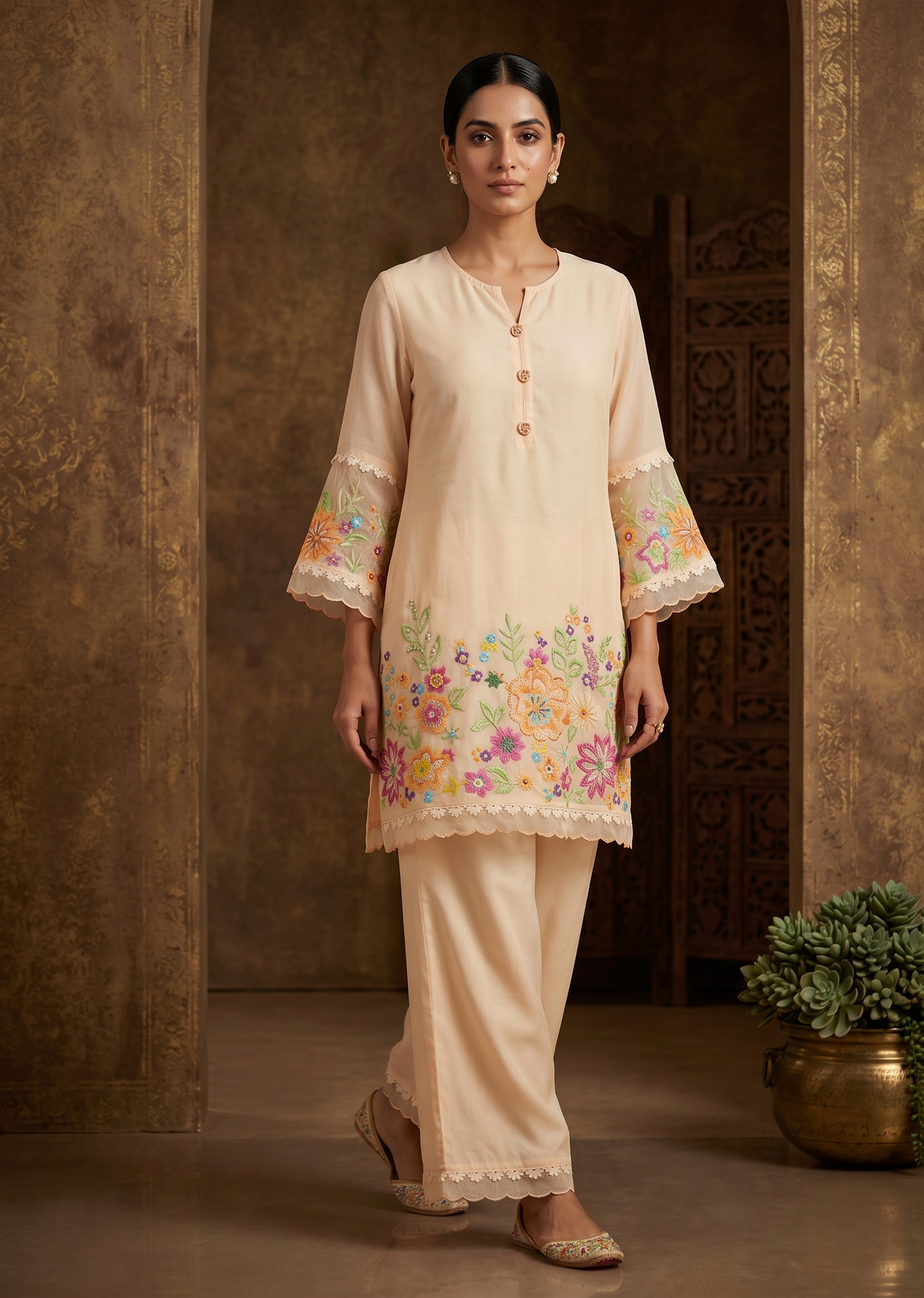 Stylish Beige Co-Ord Set for Women