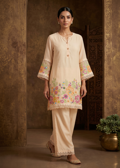 Stylish Beige Co-Ord Set for Women