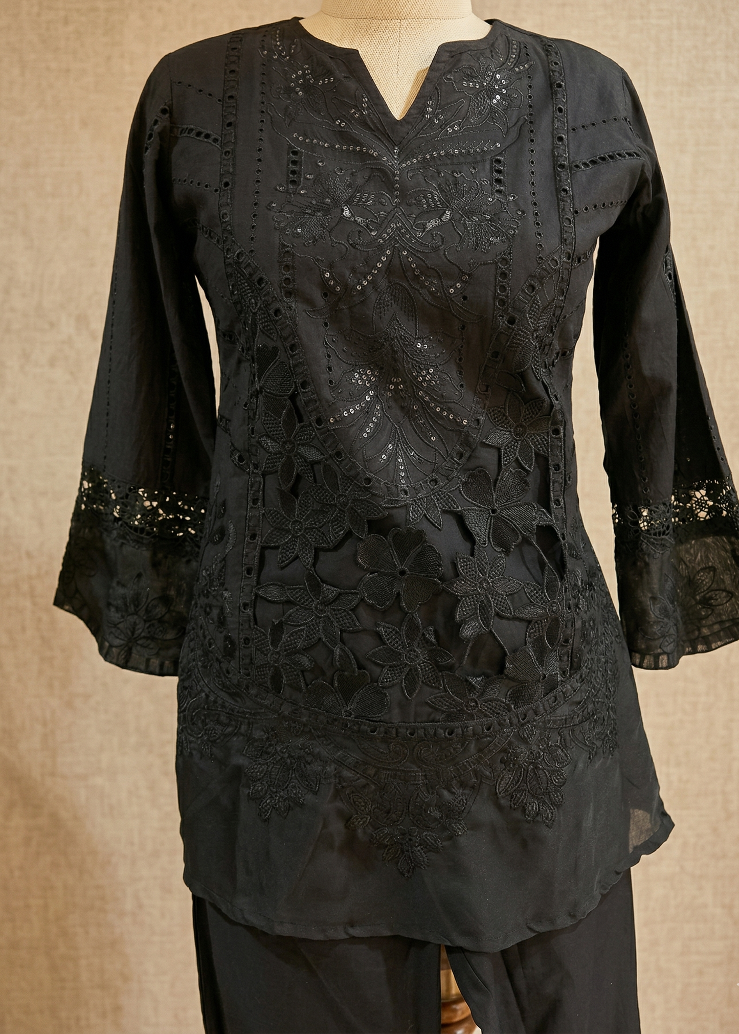 Black cotton Co-ord set