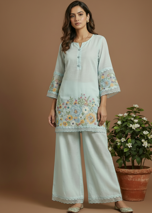 Blue Vinaya CO-ORD Set