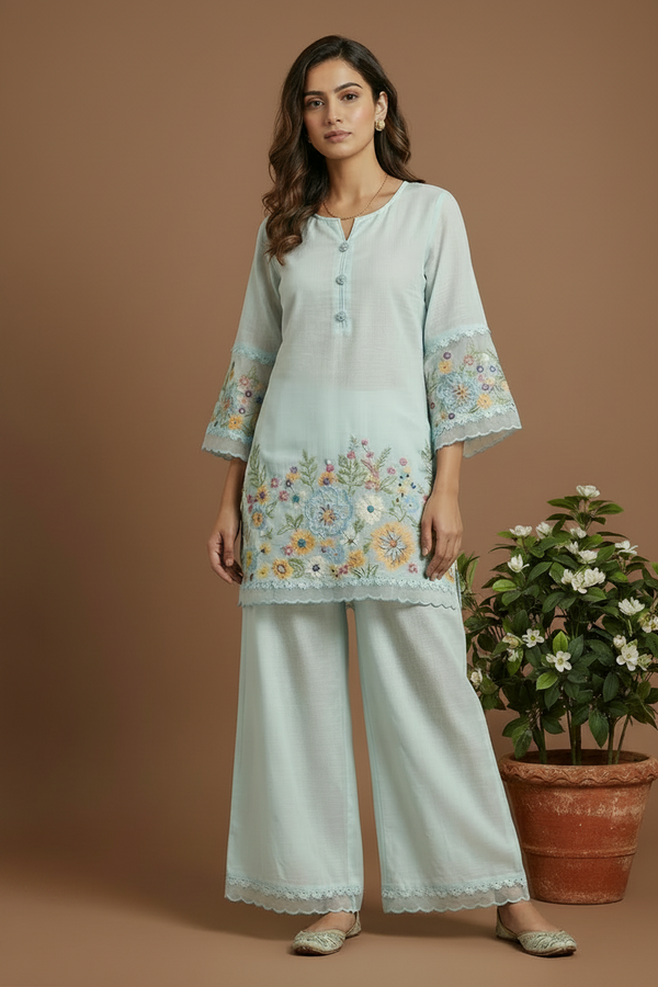 Blue Vinaya CO-ORD Set