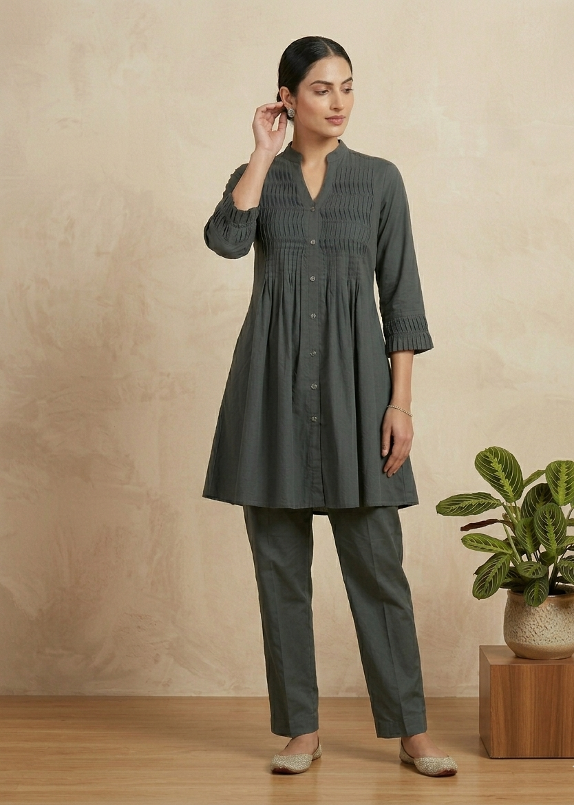 Bottle Green STUTI Co-ord set