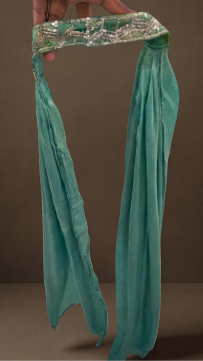 Mint Green Sharara Three Piece Set