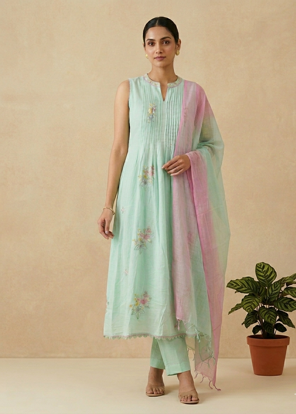 Madhulika Blue Suit Set