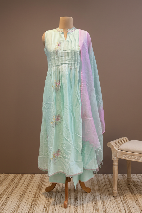 Madhulika Blue Suit Set