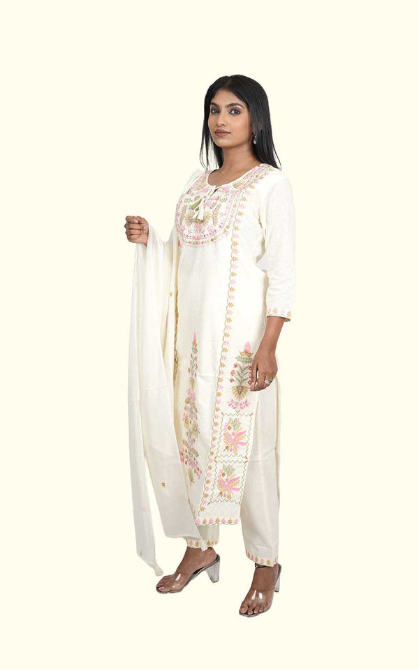 Off white - Kedar Cotton suit set