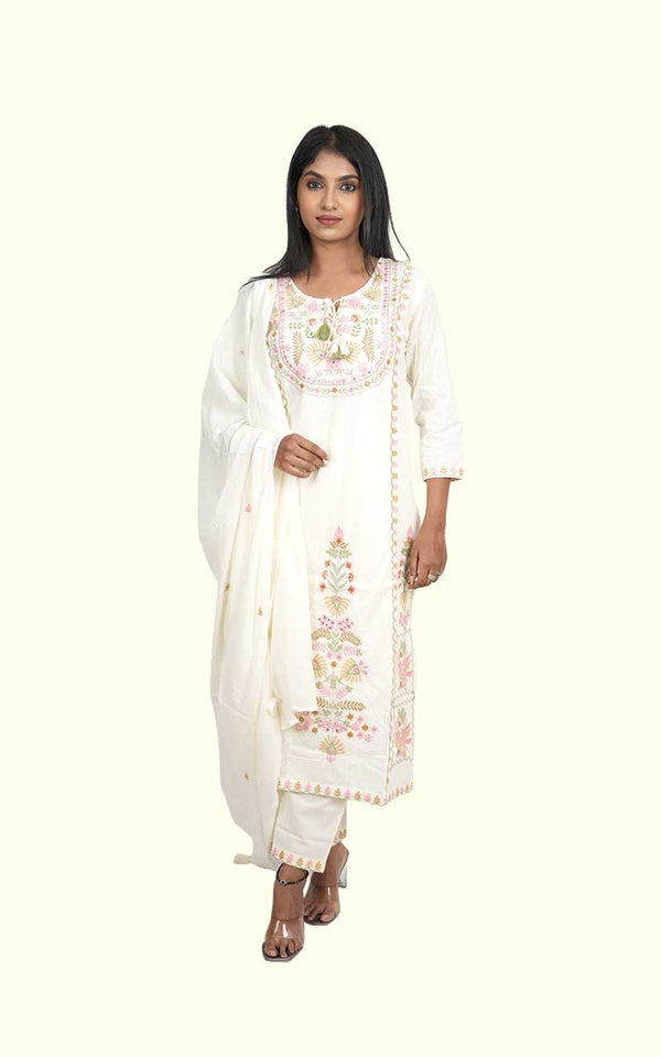 Off white - Kedar Cotton suit set