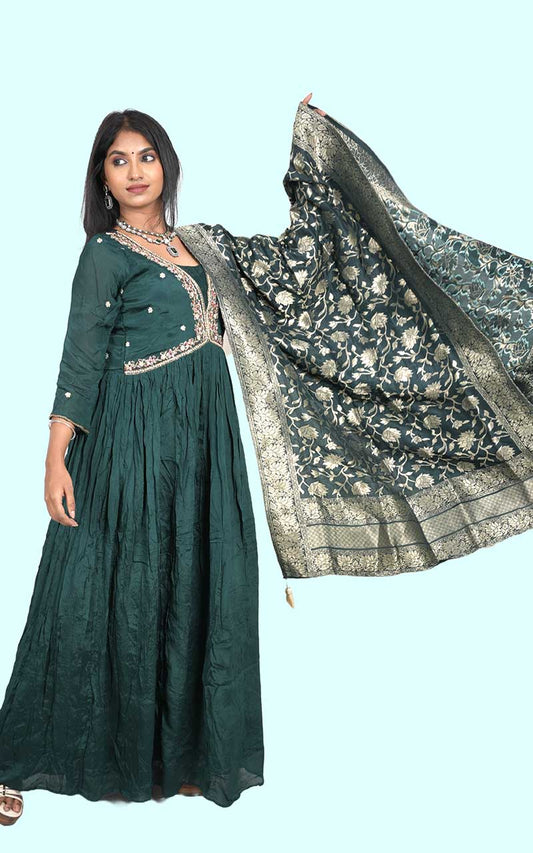 Bottlegreen Anam Gown