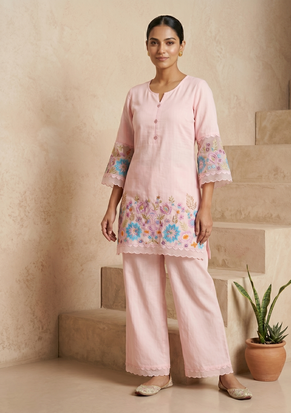 Women’s Pink Vinaya Co-Ord Set
