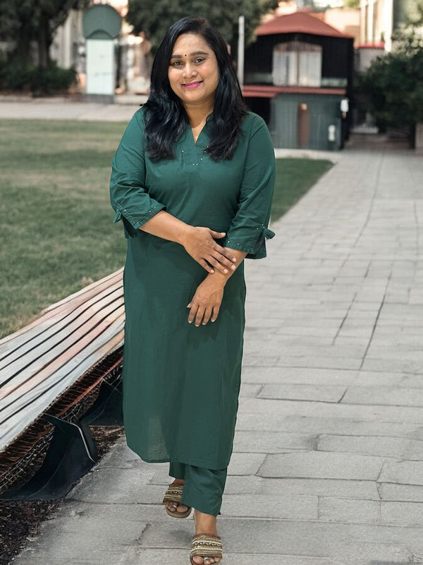 Bottle Green Savi Co-ord set