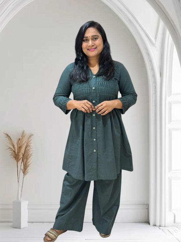 Bottle Green STUTI Co-ord set