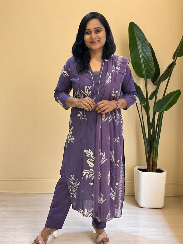 Best cotton women suit set 