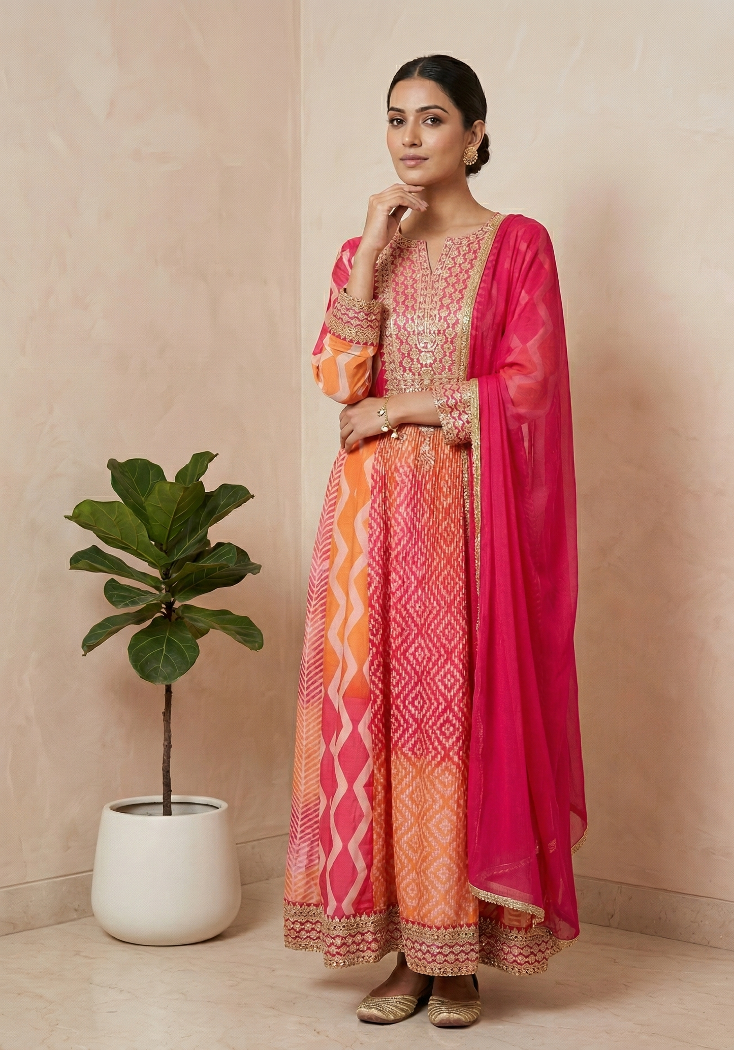 Neelu Pink Gown